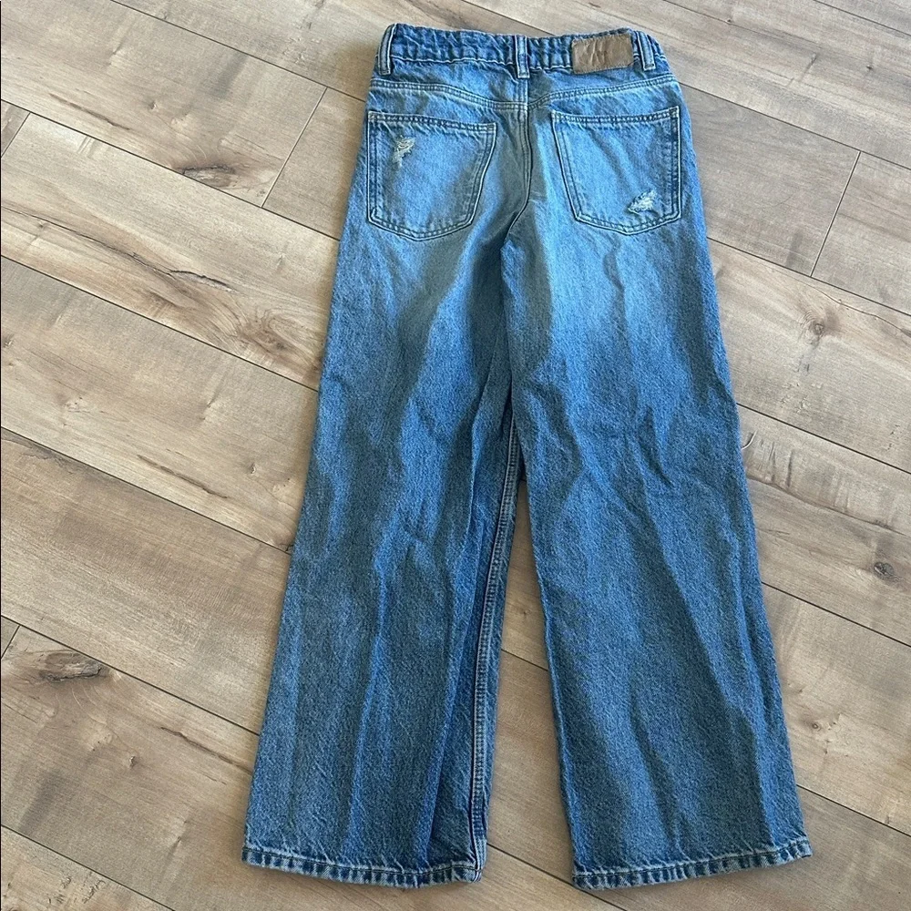 4/$25 Zara Girls Distressed Jeans Sz 11-12